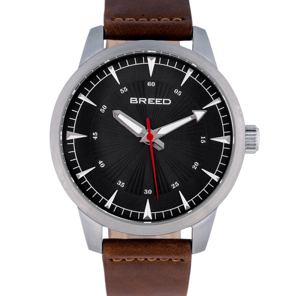 NWT Men's Genuine Leather Band Watch